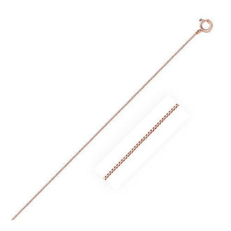 14k Rose Gold Classic Box Chain 0.45mm, size 16''