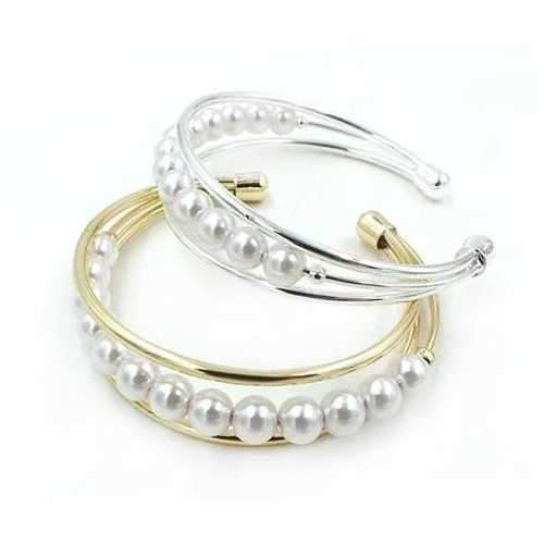 Palace Pearls Cuff Style Pearl Bracelet