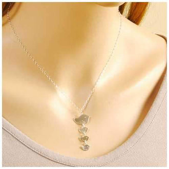 Happy Bird Day Necklace in Sterling Silver