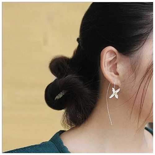Straight from the Valley Amazing Flower Earrings made in Sterling Silver