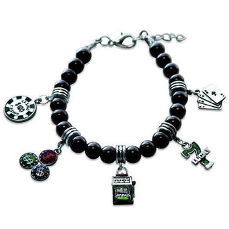 Casino Charm Bracelet in Silver