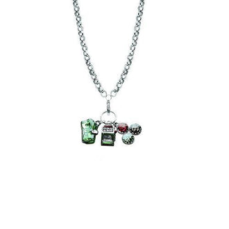 Casino Charm Necklace in Silver