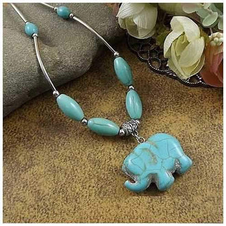 Elephanta Turquoise Necklace