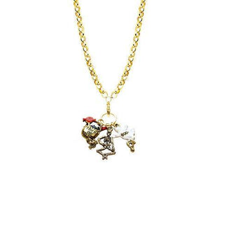 Halloween Charm Necklace in Gold