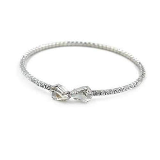 Cute Couple Swarovski Crystal Bangle Bracelet