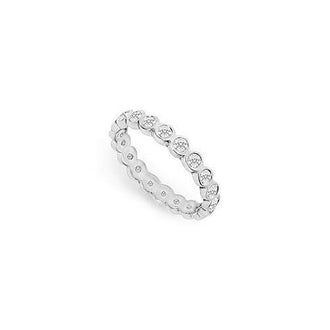 Diamond Eternity Band : 14K White Gold - 1.00 CT Diamonds