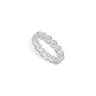 Diamond Eternity Band : 14K White Gold - 1.50 CT Diamonds