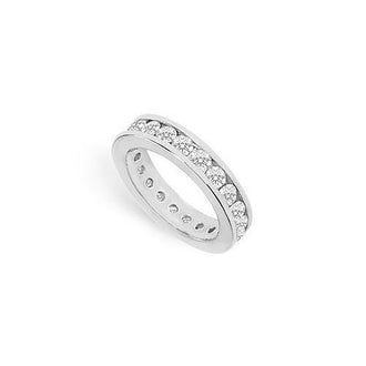 Diamond Eternity Band : 14K White Gold - 2.00 CT Diamonds