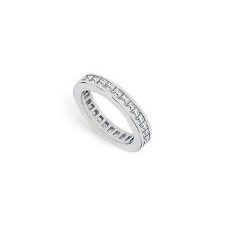 Diamond Eternity Band : 14K White Gold - 1.50 CT Diamonds