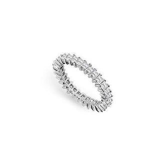 Diamond Eternity Band : 14K White Gold - 1.50 CT Diamonds