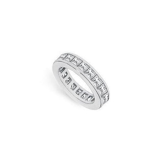 Diamond Eternity Band : 14K White Gold - 2.50 CT Diamonds