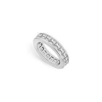 Diamond Eternity Band : 14K White Gold - 3.00 CT Diamonds