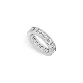 Diamond Eternity Band : 14K White Gold - 4.00 CT Diamonds