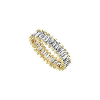 Diamond Eternity Band : 14K Yellow Gold - 5.00 CT Diamonds