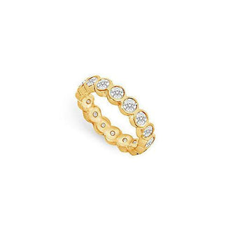 Diamond Eternity Band : 14K Yellow Gold - 1.50 CT Diamonds