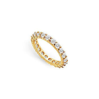 Diamond Eternity Band : 14K Yellow Gold - 1.50 CT Diamonds