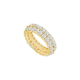 Diamond Eternity Band : 14K Yellow Gold - 2.00 CT Diamonds