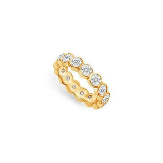 Diamond Eternity Band : 14K Yellow Gold - 2.00 CT Diamonds