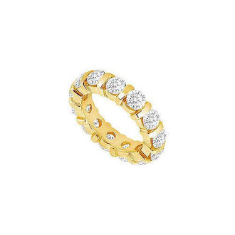 Diamond Eternity Band : 14K Yellow Gold - 2.00 CT Diamonds