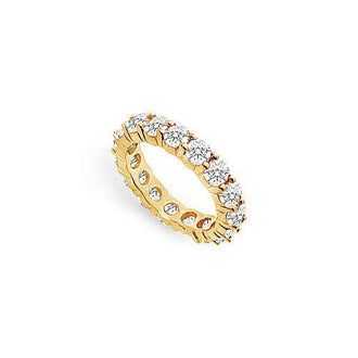 Diamond Eternity Band : 14K Yellow Gold  3.00 CT Diamonds