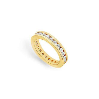 Diamond Eternity Band : 14K Yellow Gold - 1.00 CT Diamonds