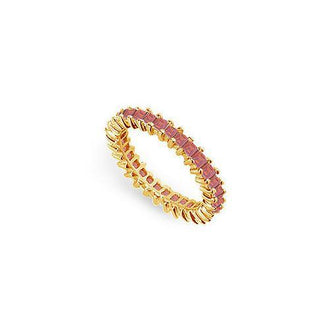 Ruby Eternity Band : 14K Yellow Gold  2.00 CT TGW