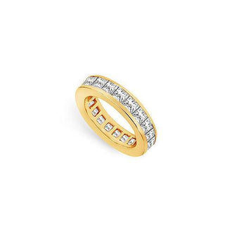 Diamond Eternity Band : 14K Yellow Gold - 4.00 CT Diamonds