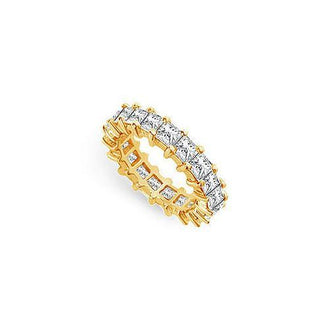 Diamond Eternity Band : 14K Yellow Gold - 4.00 CT Diamonds