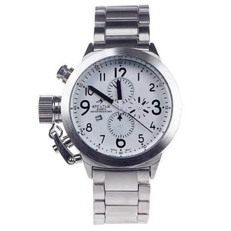 SPEATAK 60114G Japan Quartz Watch Decorative Sub-dials Date Stainless Steel Band for Men - Silver