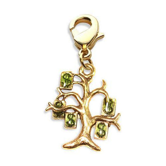 Money Tree Charm Dangle in Gold