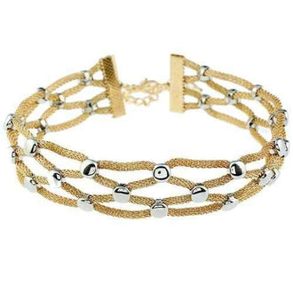 Hollow Out Alloy Necklace - Golden