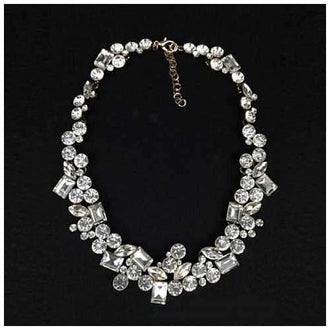 Hello Gorgeous! Diamond Crystal Statement Necklace