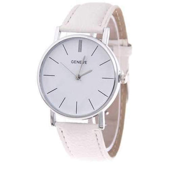 Simple and Elegant Unisex Quartz Watch - White