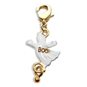 Ghost Charm Dangle in Gold