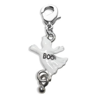 Ghost Charm Dangle in Silver