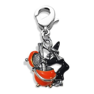 Witch Charm Dangle in Silver