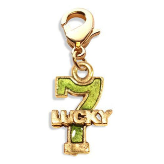 Lucky 7 Charm Dangle in Gold