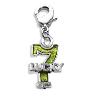 Lucky 7 Charm Dangle in Silver