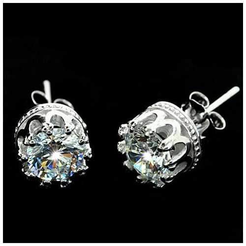 Crown Jewels Earring all set in Sterling Silver