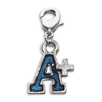 A+ Charm Dangle in Silver