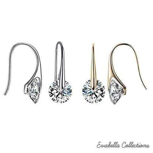 BOUTIQUE DIAMONDS - Charming Swarovski Drop Earrings