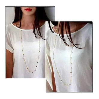 Shimmer Shimmer Long Necklace