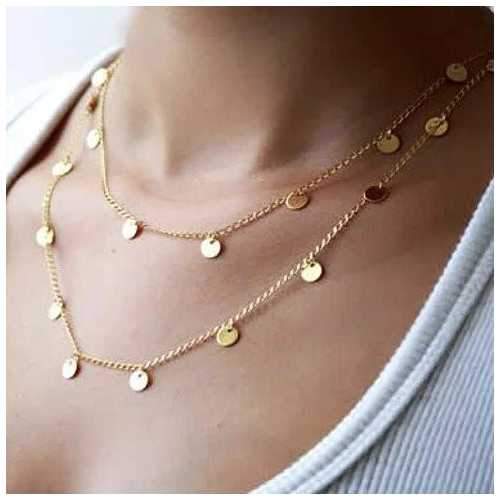 Shimmer Shimmer Long Necklace