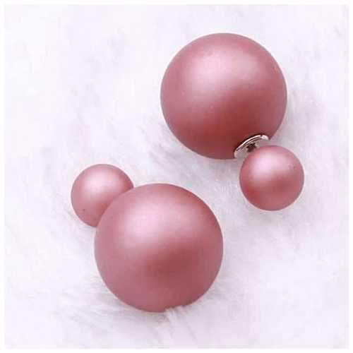 FUNTASTIKAL Double Pearlized Fashion Earrings you get 8 pairs in Fun colors