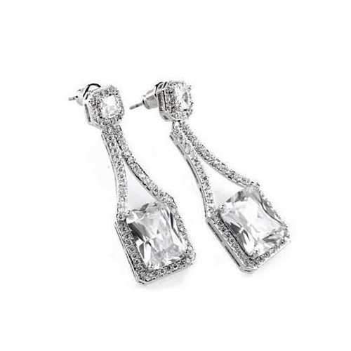 Love At First Glance - The Diamond Crystal Bridal Earrings