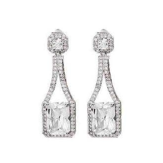 Love At First Glance - The Diamond Crystal Bridal Earrings