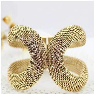 Glamsham - The Vintage Infinity Loop Mesh Bracelet