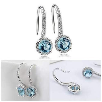 Silver Spell Jewels - The Created Diamond Earrings