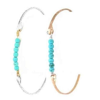 Holiday Fashion Bracelets In Turquoise and Pearls