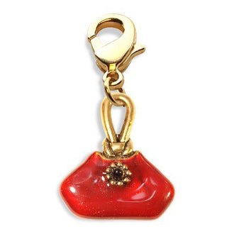 French Purse Charm Dangle in Gold